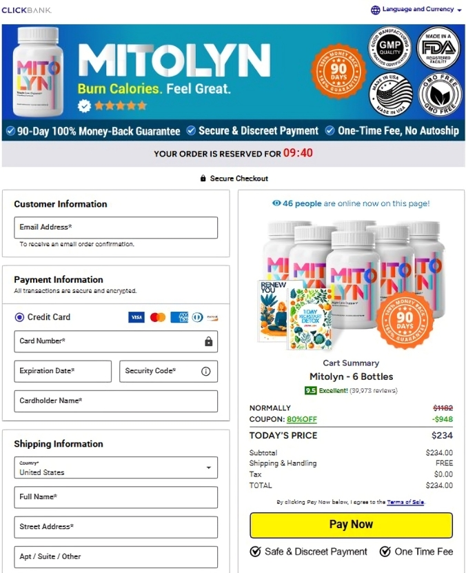 Mitolyn Checkout